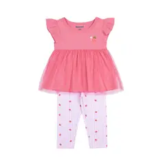 REDWOOD - Conjunto 2 Piezas Vestido Tul Bebé Niña