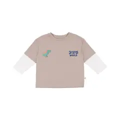 REDWOOD - Polo Doble Manga Manga Larga Dino Bebé Niño