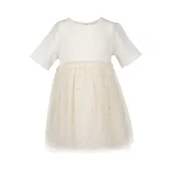 REDWOOD - Vestido Tul Manga Corta Bebé Niña