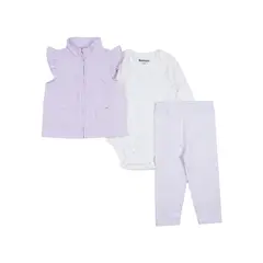 REDWOOD - Conjunto 3 Piezas Chaleco Bebé Niña