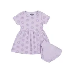 REDWOOD - Vestido Básico Manga Corta Bebé Niña