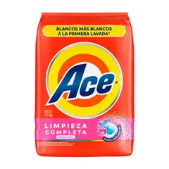 ACE - Detergente en Polvo Limpieza Completa Floral Bolsa 1.7 Kg