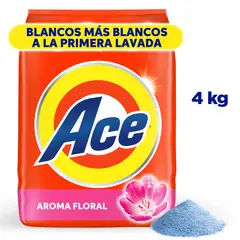 ACE - Detergente en Polvo con Toque de Downy Bolsa 4 Kg