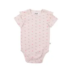 REDWOOD - Body Manga Corta Rib Bebé Niña
