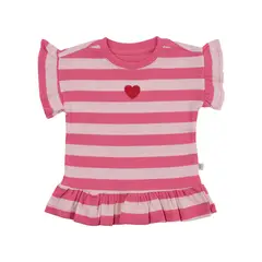 REDWOOD - Polo Manga Corta Rib Vuelos Bebé Niña