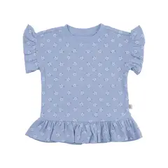 REDWOOD - Polo Manga Corta Rib Vuelos Bebé Niña