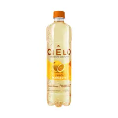 CIELO - Agua Con Gas Sabor Maracuyá Botella 600 mL