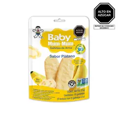 undefined - Galleta de Arroz Baby Mum Mum Plátano Doypack 21 g
