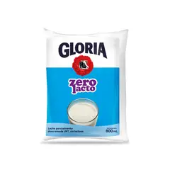GLORIA - Leche UHT Sin Lactosa Zero Lacto Bolsa 800 mL