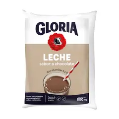 GLORIA - Leche Chocolatada UHT Bolsa 800 mL