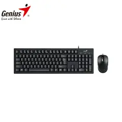 GENIUS - Teclado + Mouse Km100Se Usb Black