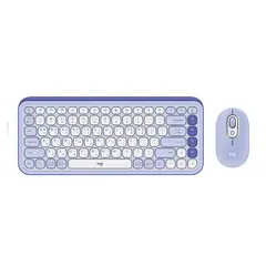 LOGITECH - Teclado + Mouse Pop Icon Bt Lila
