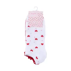 REDWOOD - Pack X3 Medias Taloneras San Valentin Mujer