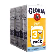 GLORIA - Leche UHT Niños con DHA Pack 3 Cajas 946 mL