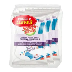 SCOTCH BRITE - Esponja Borra Manchas Empaque 3 Und