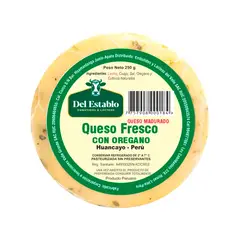GENERICO - Queso Fresco Del Establo con Orégano Empaque 250 g