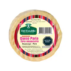 GENERICO - Queso Paria Del Establo Tipo Huancayo Empaque 250 g
