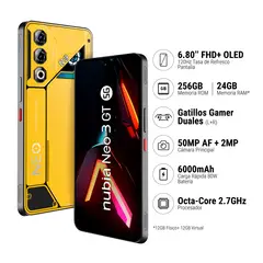 ZTE - Smartphone Nubia Neo 3Gt 5G 12+256Gb Amarillo