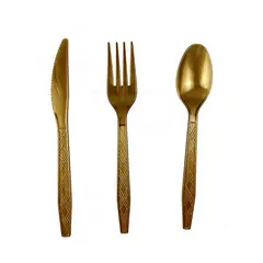 CASA JOVEN - Happy New Year Set Cubiertos Dorados