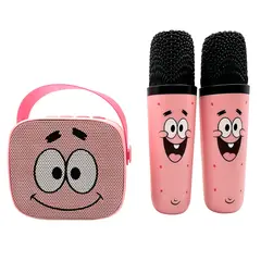 NICKELODEON - Speaker Rosado Patricio con 2 Micrófonos