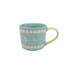 CASA JOVEN - Taza Mug Moda Beautiful Celeste 410 mL