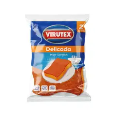 ILKO - Esponja Fibra Delicada Virtutex Bolsa 2 Und