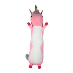KISSES - Peluche Largo Unicornio Rosa 80 cm