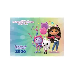 ARTESCO - CALENDARIO MENSUAL A4 GABBYSDOLL 2026