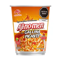 AJINOMOTO - Sopa Instantánea Ajimonen Vaso Gallina Picante Envase 50 g