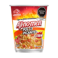 AJINOMOTO - Sopa Instantánea Ajimonen Vaso Pollo Picante Envase 50 g