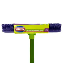 VIRUTEX - Cepillo de Goma Multiuso 2 en 1