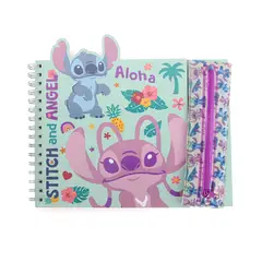 ARTESCO - SET P COLOREAR ANILLADO STITCH+PLUM X6UN