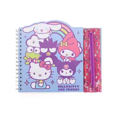 ARTESCO - Set Colorear Anillada Hello Kitty + Plum X6Un