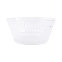 CASA JOVEN - Bowl Vidrio Repujado Líneas 14 cm