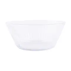 CASA JOVEN - Bowl Vidrio Repujado Líneas 22 cm
