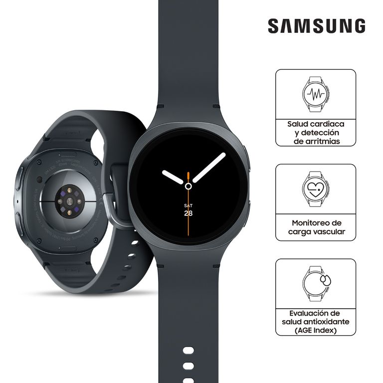 Smartwatch Galaxy Watch 8 Black Small