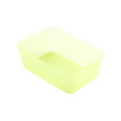 CASA JOVEN - Caja Organizadora de Escritorio Plástico 12x8x4 Lime