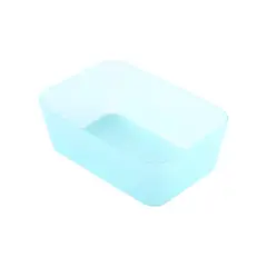 CASA JOVEN - Caja Organizadora de Escritorio Plástico 12x8x4 Aqua