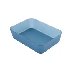 CASA JOVEN - Caja Organizadora de Escritorio Plástico 18x13x14 Teal