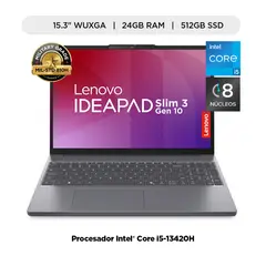 LENOVO - Laptop Ideapad Slim 3i Intel Core i5-13420H 24GB RAM 512GB SSD 15.3" WUXGA