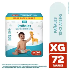 TOTTUS - Pañal Absorbente Talla XG Pack 72 Und