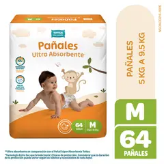 TOTTUS - Pañal Absorbente Talla M Empaque 64 Und