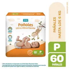 TOTTUS - Pañal Absorbente Talla P Empaque 60 Und