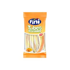 FINI - Gomitas Tubes Creamy Yogurt Mango Bolsa 80 g