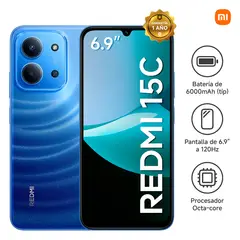 XIAOMI - Smartphone Redmi 15C Moonlight Blue 4Gb 256Gb