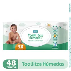 TOTTUS - Toallitas Húmedas Bebé Ultra Cuidado Empaque 48 Und