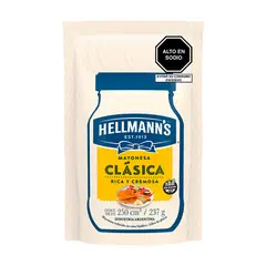 HELLMANN'S - Mayonesa Clásica Hellmanns Doypack 237 g