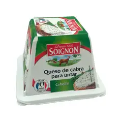 undefined - Queso de Cabra para Untar Soignon Cebollín Envase 150 g
