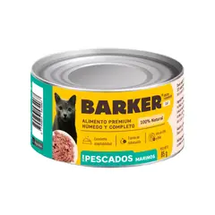 BARKER - Gato Humedo Pescados Marinos 85Gr