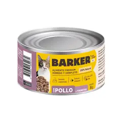 BARKER - Gato Humedo Pollo Y Vainitas 85Gr